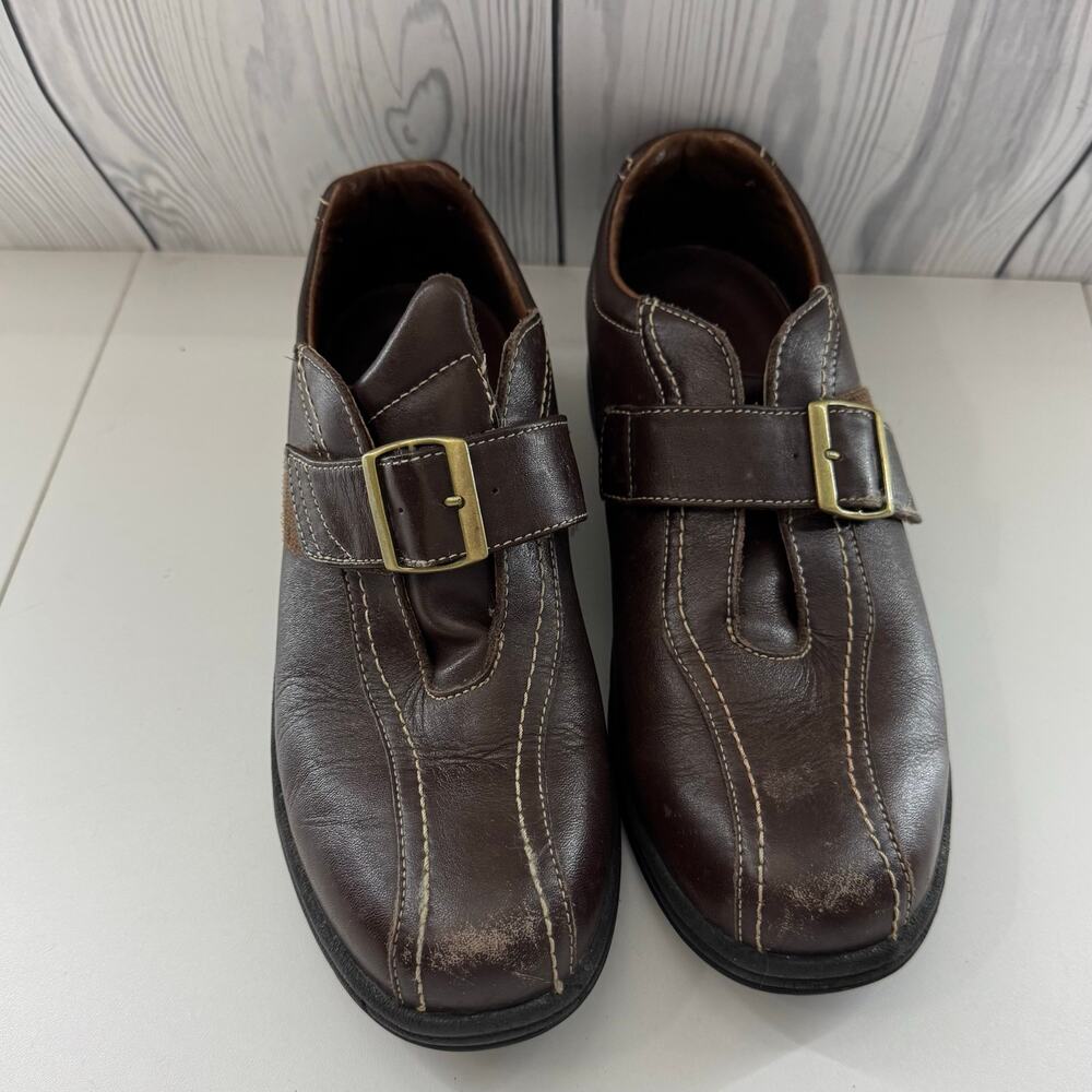 VTG Y2K 90s Bowling Style Buckle Shoes PW Minor Size 9 Women